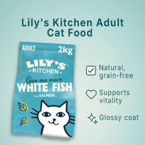 Lily’s Kitchen Adult Cat Food – White Fish with Salmon 2kg