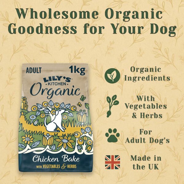 Lily’s Kitchen Organic Chicken Bake – With Vegetables & Herbs (1kg)