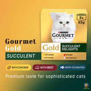 Purina Gourmet Gold Succulent Delights 8 x 85g