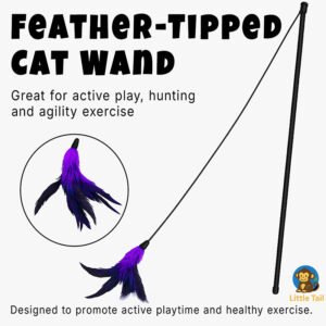 Feather Cat Toy – Interactive Play for Active Cats