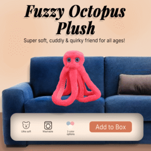 Fuzzy Octopus Plush