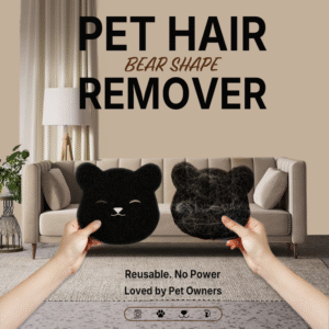 Bear-Shaped Pet Hair Remover